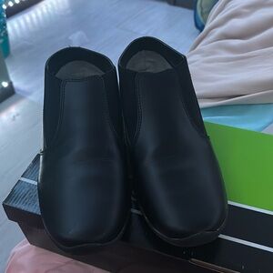 Fingerless gloves (used for color guard). Color guard slip ons